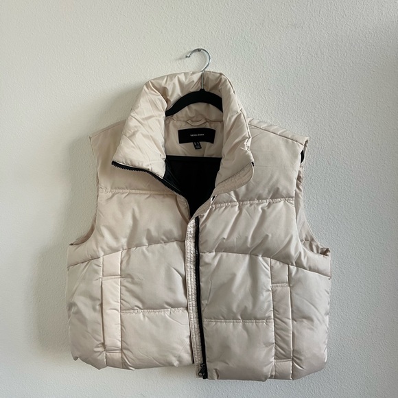 Vero Moda Jackets & Blazers - Vero Moda Light Beige Puffer Vest